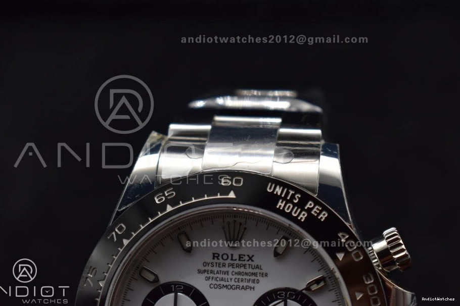 Daytona 904L and 732 BTF White SS Lightweight 1:1 SA Case Best Bracelet Dial 116500 Edition 0709